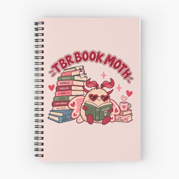 Item preview, TBR Book Moth – Funny To Be Read Pile Book Lover designed and sold by SnugbugStudios.