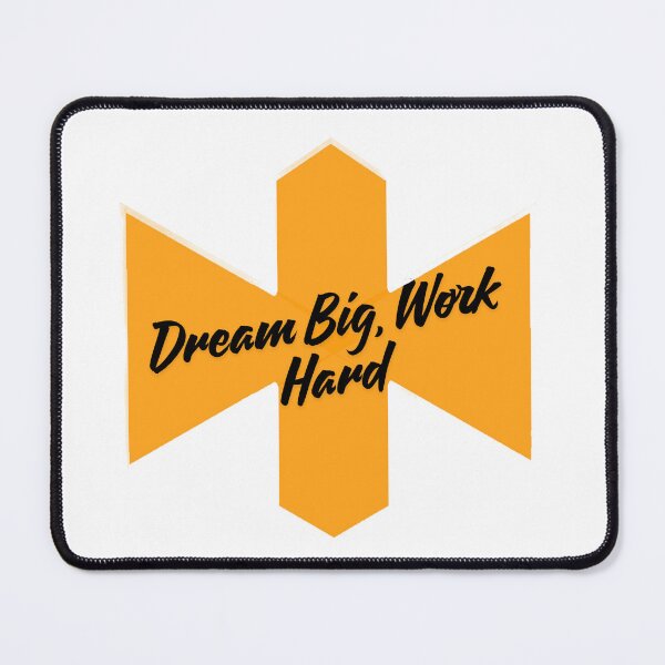 Item preview, Dream Big Work Hard Motivational Quote Design designed and sold by Shopovibe.