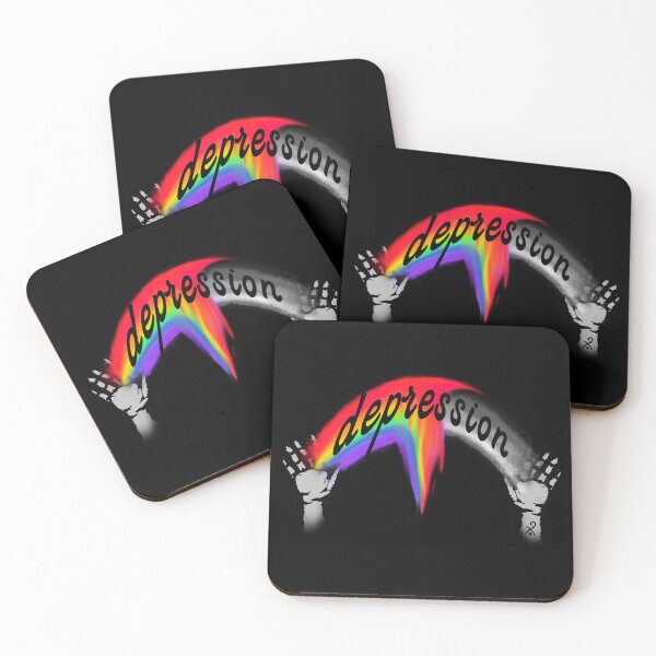 Artikelvorschau, Regenbogen der Depression entworfen und verkauft von ConfuzRandomly.