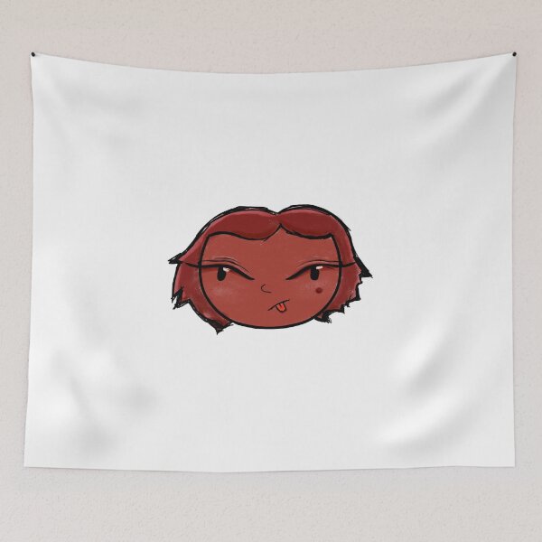 Item preview, Cheeky Red Face Sticking Out Tongue – Sassy Kawaii Art designed and sold by davidmalec.