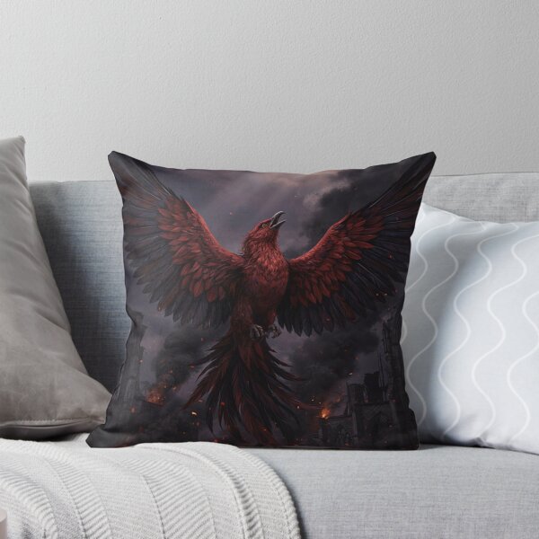 Item preview, Dark Phoenix Rising from Gothic Ashes designed and sold by JanjjaSoulInk.