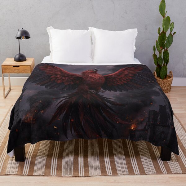 Item preview, Dark Phoenix Rising from Gothic Ashes designed and sold by JanjjaSoulInk.