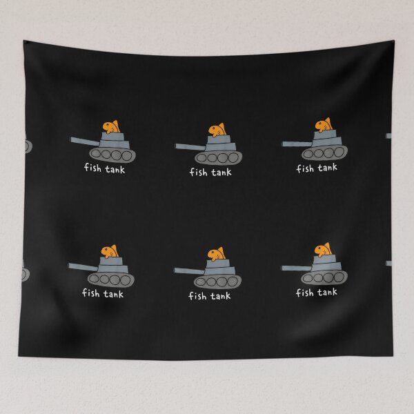 Item preview, Literal Fish Tank - Funny Visual Animal Pun designed and sold by Creative Spark.