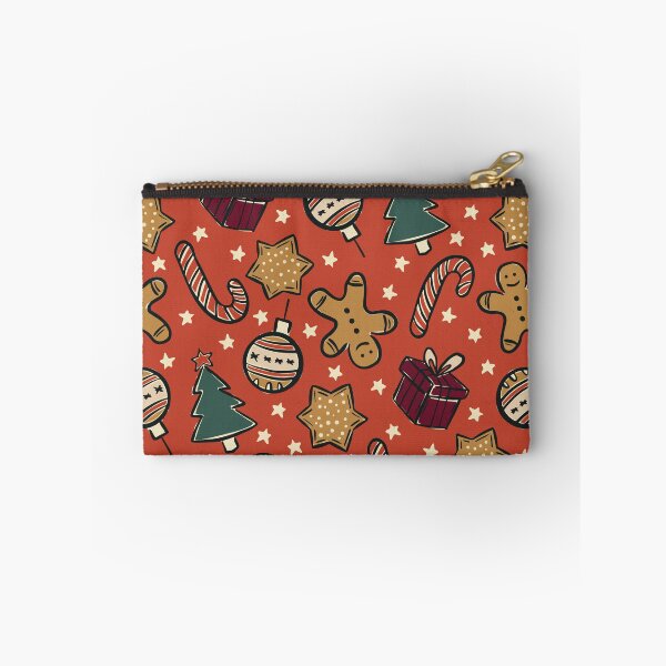 Item preview, Vintage Christmas Ornaments Pattern in Crimson Red Festive Xmas designed and sold by Claudia S. Design.