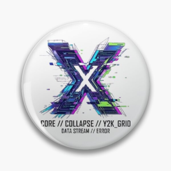 Item preview, X Cyber Grid Collapse designed and sold by TATOXIDE.