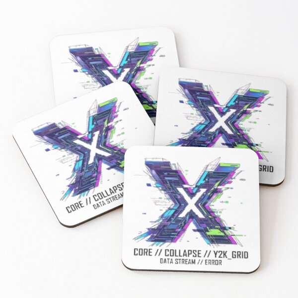 Item preview, X Cyber Grid Collapse designed and sold by TATOXIDE.