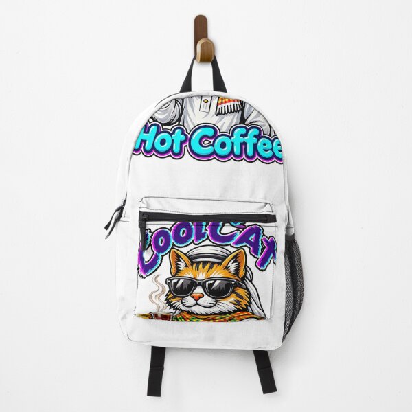Item preview, Funny Cat Drinking Coffee – Cozy Winter Cat Graphic designed and sold by Nubian Style.