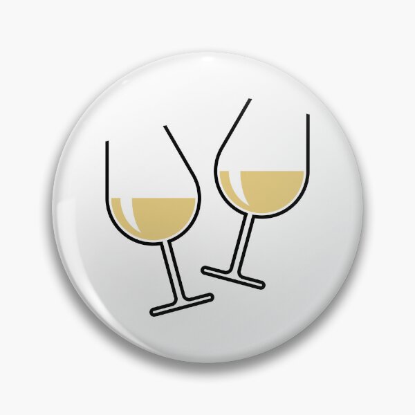 Item preview, 2 Toasting White Wine Glasses (Bulbous / Open) designed and sold by MrFaulbaum.