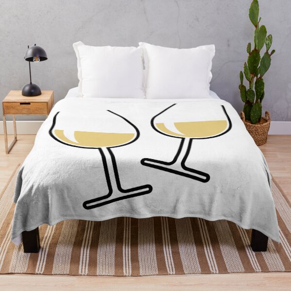 Item preview, 2 copas de vino blanco para brindar (bulbosas/abiertas) designed and sold by MrFaulbaum.