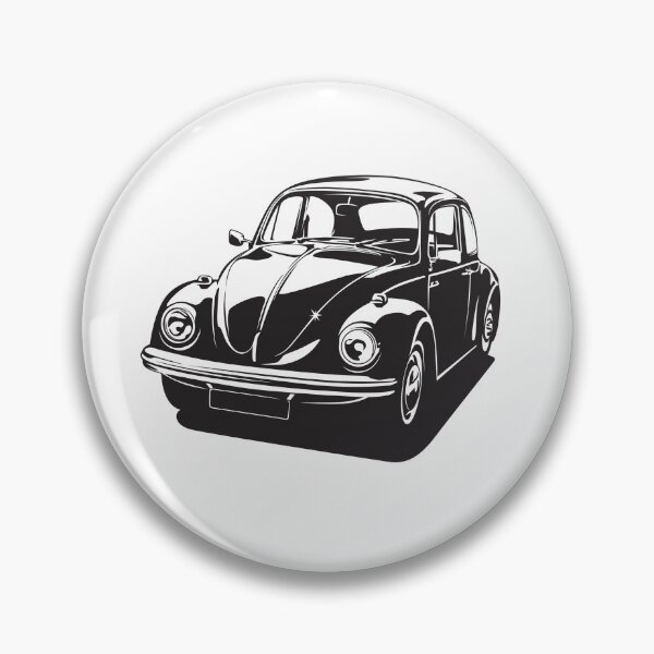 Item preview,  Classic 1300L Azul, Classic Bug Car, Vintage Beetle Vector Illustration, Retro 70s Car designed and sold by Tonsala.