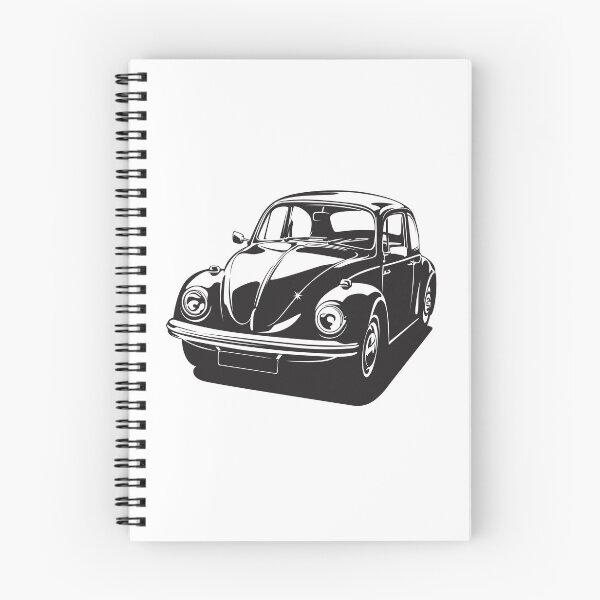 Item preview,  Classic 1300L Azul, Classic Bug Car, Vintage Beetle Vector Illustration, Retro 70s Car designed and sold by Tonsala.