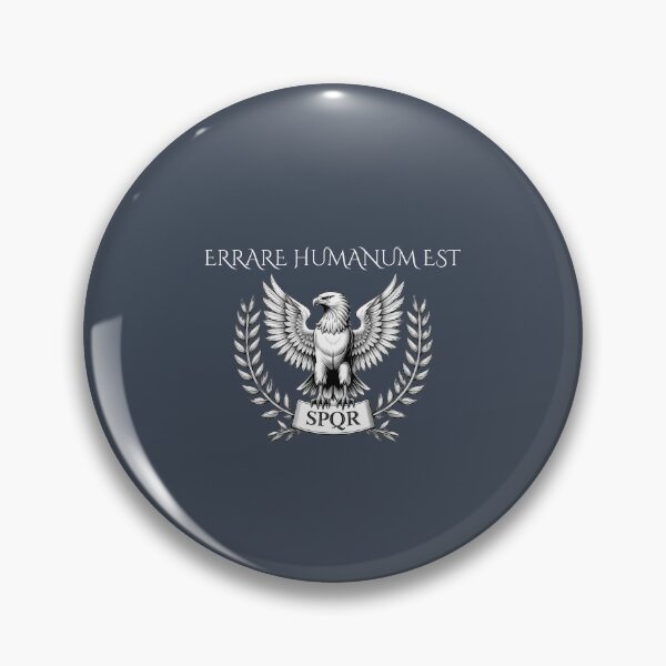Item preview, Errare Humanum Est – To Err Is Human Latin Quote, Philosophical Classical Design designed and sold by semenol.