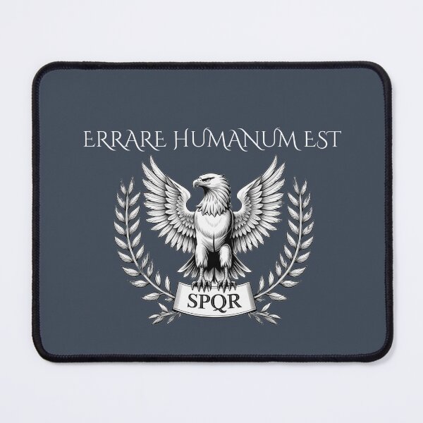 Item preview, Errare Humanum Est – To Err Is Human Latin Quote, Philosophical Classical Design designed and sold by semenol.