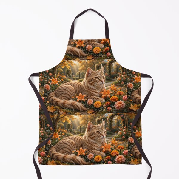 Item preview, Garden Unicorn Cat – Autumn Fantasy Feline designed and sold by TreatLLC.