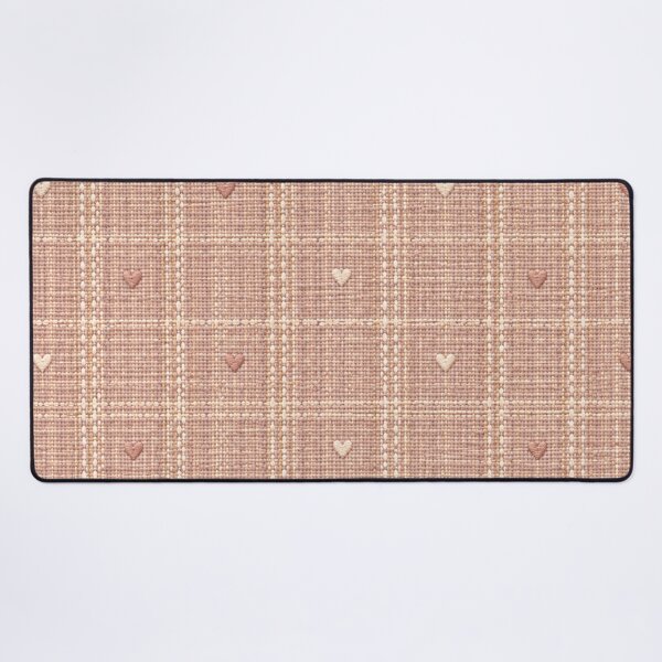 Item preview, Blush Pink Woven Hearts Pattern – Cozy Romantic Textile designed and sold by HO•Designs.