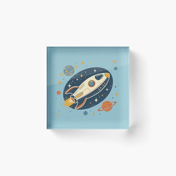Item preview, exploratory rocket in space designed and sold by mixoubraw.