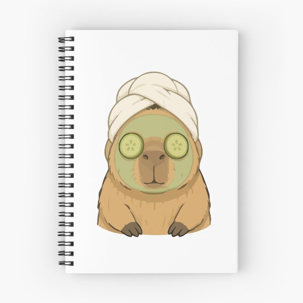 Item preview, Capybara Cartoon Spa Day Funny Animal  designed and sold by stylishdzign.