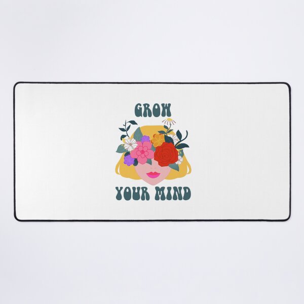 Item preview,  Grow Your Mind – Floral Blonde Woman Botanical Self Growth Aesthetic designed and sold by ralucasrf.