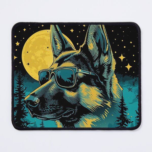 Item preview, German Shepherd with sunglasses 90s wildlife designed and sold by aponwao.