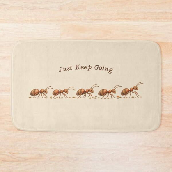 Item preview, Just Keep Going Marching Ants Watercolor designed and sold by mycute-stickers.