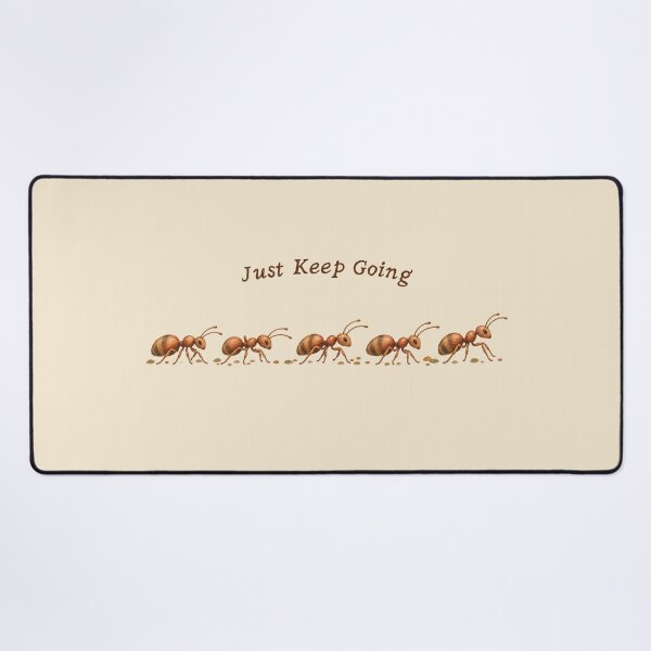 Item preview, Just Keep Going Marching Ants Watercolor designed and sold by mycute-stickers.