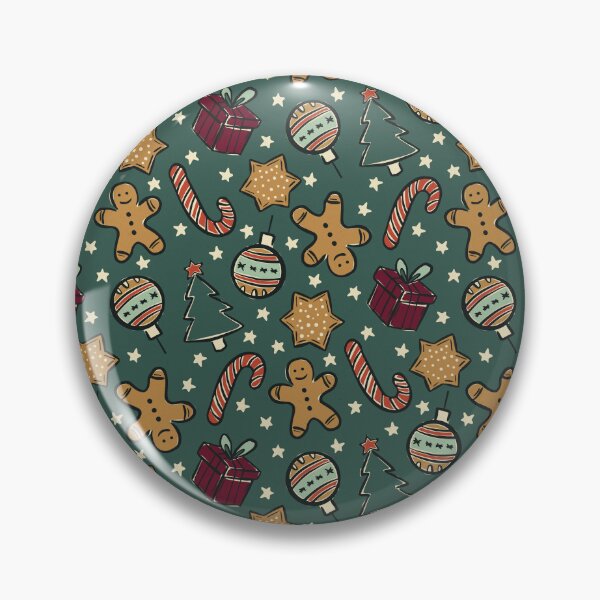 Item preview, Vintage Christmas Ornaments Pattern in Sage Green Botanical Xmas designed and sold by Claudia S. Design.