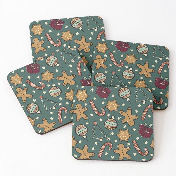Item preview, Vintage Christmas Ornaments Pattern in Sage Green Botanical Xmas designed and sold by Claudia S. Design.
