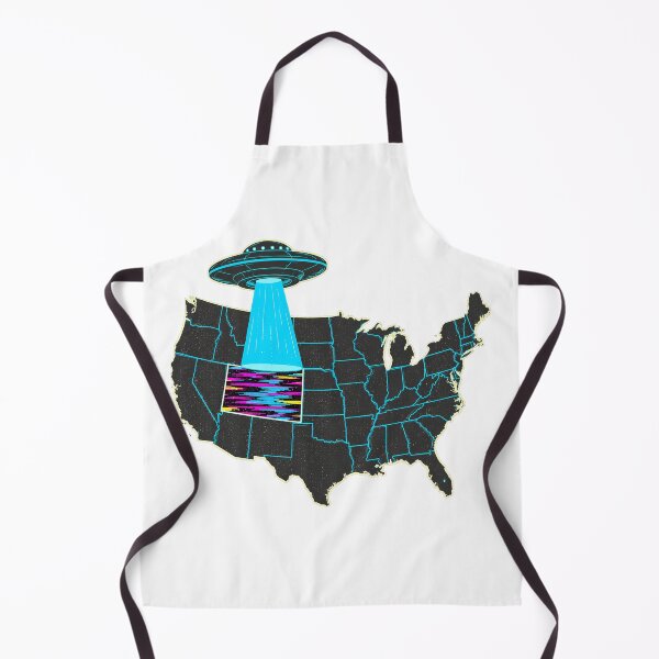 Item preview, Colorado UFO Synthwave Tractor Beam Sci-Fi Fan designed and sold by nortowelcomics.