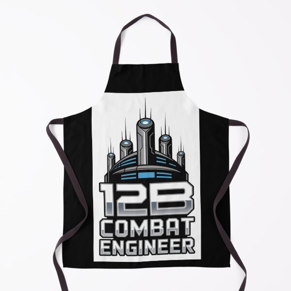 Item preview, 12B Combat Engineer — Futuristic Multi‑Tower Tech Emblem U.S. Army MOS Military Engineering Graphic designed and sold by GFamilyC.