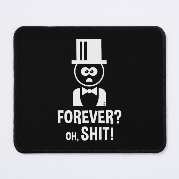 Item preview, Groom: Forever? Oh Shit! (Stag Night / Bachelor Party / Wedding / White) designed and sold by MrFaulbaum.