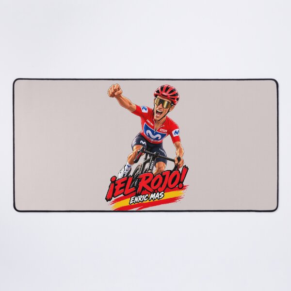 Item preview, Enric Mas – ¡El Rojo! | Vuelta a España 2026 Cycling designed and sold by malero-design.