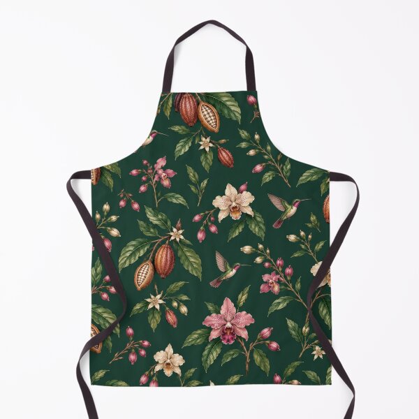 Item preview, Ecuador Botanical Garden – Orchids, Cacao & Hummingbirds Pattern designed and sold by HO•Designs.