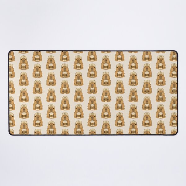Item preview, Capybara Cartoon with Coffee Chill Good Days designed and sold by stylishdzign.