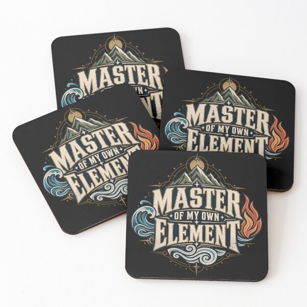 Item preview, Master of My Own Element T-Shirt | Vintage Elemental Quote Nature Streetwear designed and sold by Fanverse Merchandise.