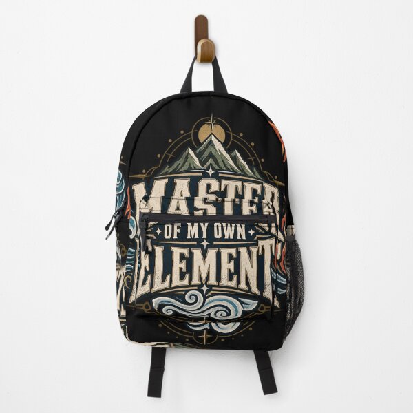 Item preview, Master of My Own Element T-Shirt | Vintage Elemental Quote Nature Streetwear designed and sold by Fanverse Merchandise.