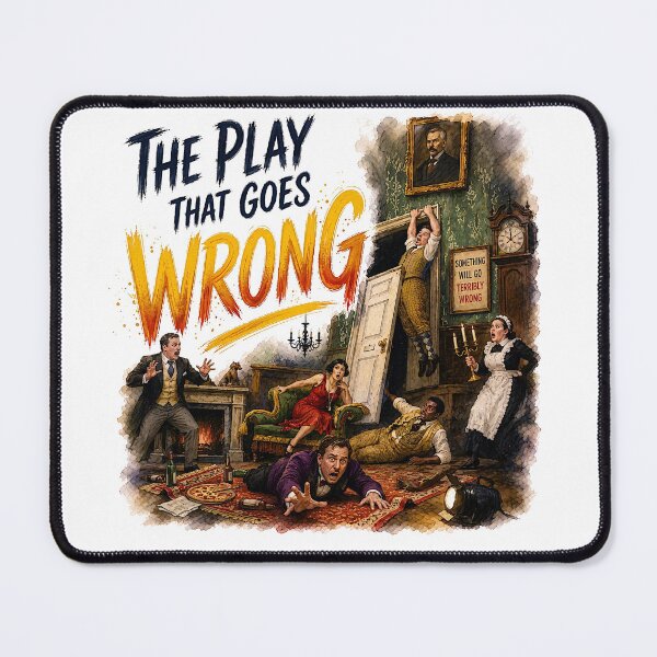 Item preview, The Play that Goes Wrong designed and sold by Lyric Vault - Rock on.