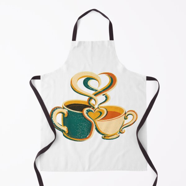 Item preview, Coffee Couple Intertwining Steam Heart Cozy Partners designed and sold by nortowelcomics.