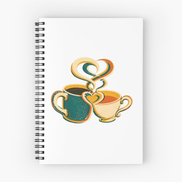 Item preview, Coffee Couple Intertwining Steam Heart Cozy Partners designed and sold by nortowelcomics.