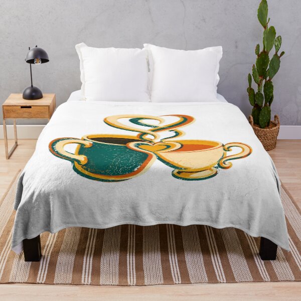 Item preview, Coffee Couple Intertwining Steam Heart Cozy Partners designed and sold by nortowelcomics.