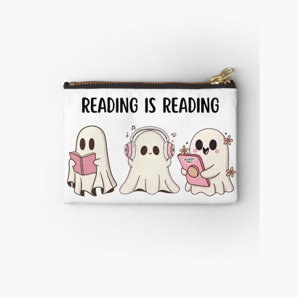 Item preview, Reading Is Reading Cute Ghosts Audiobook Ebook Paper Book Halloween designed and sold by Moad Fahim.