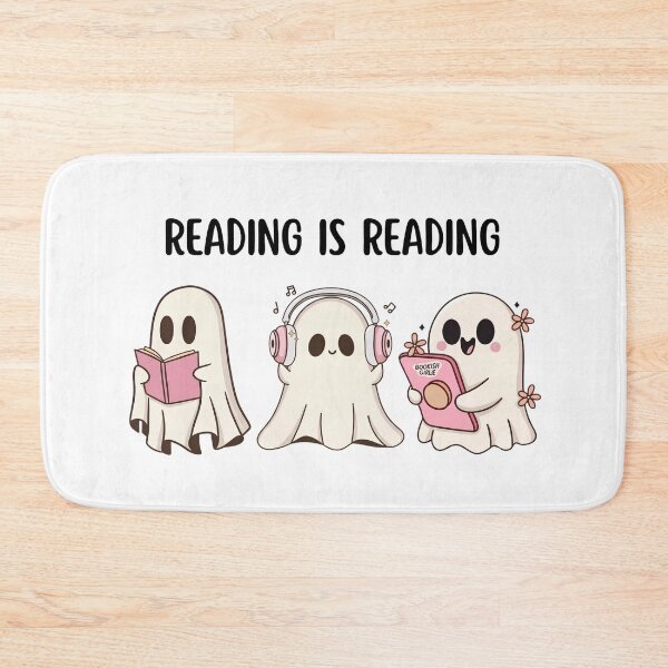 Item preview, Reading Is Reading Cute Ghosts Audiobook Ebook Paper Book Halloween designed and sold by Moad Fahim.