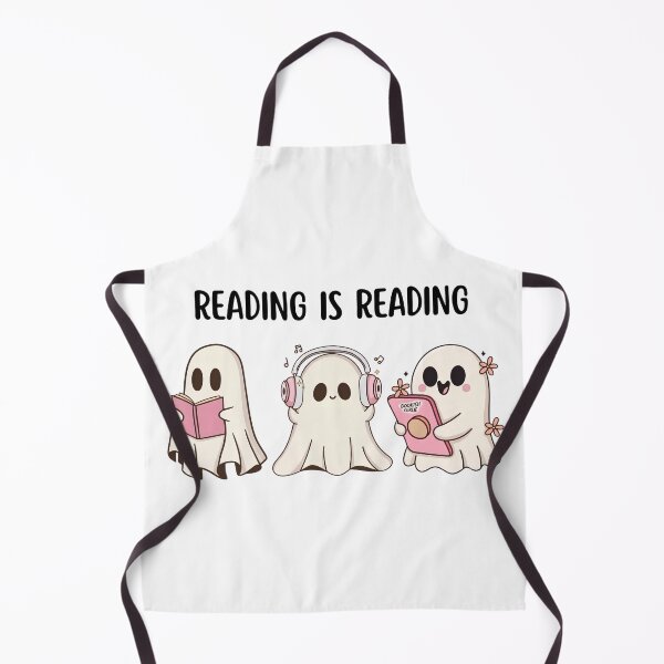 Item preview, Reading Is Reading Cute Ghosts Audiobook Ebook Paper Book Halloween designed and sold by Moad Fahim.