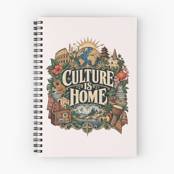 Item preview, Culture Is Home T-Shirt | Vintage Travel World Culture Diversity Graphic designed and sold by Fanverse Merchandise.