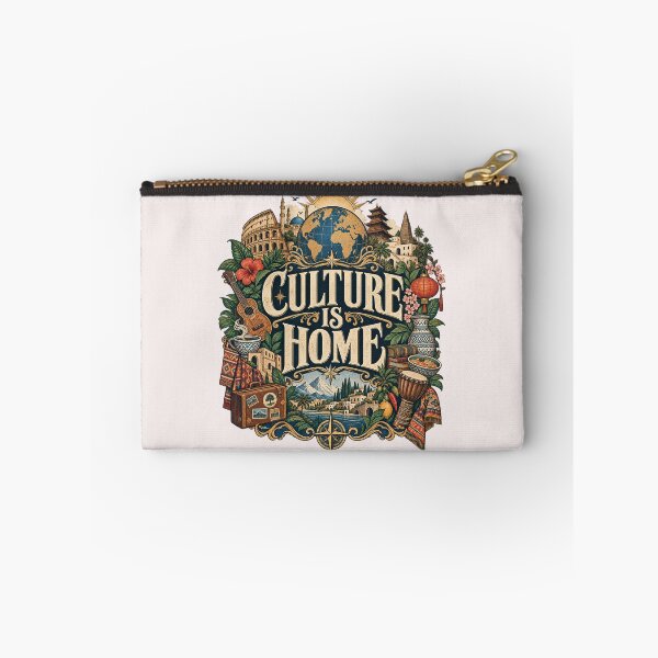 Item preview, Culture Is Home T-Shirt | Vintage Travel World Culture Diversity Graphic designed and sold by Fanverse Merchandise.