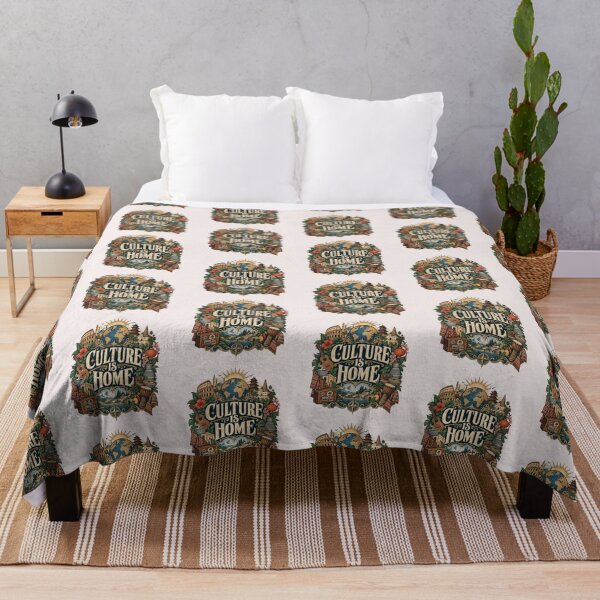 Item preview, Culture Is Home T-Shirt | Vintage Travel World Culture Diversity Graphic designed and sold by Fanverse Merchandise.