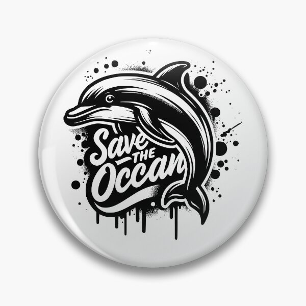 Artikelvorschau, Rettet die Ozeane – Klassisches Delfin-T-Shirt entworfen und verkauft von Knowvhere.