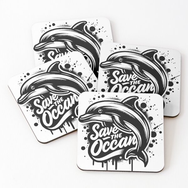 Item preview, Save the ocean classic dolphin t-shirt  designed and sold by Knowvhere.