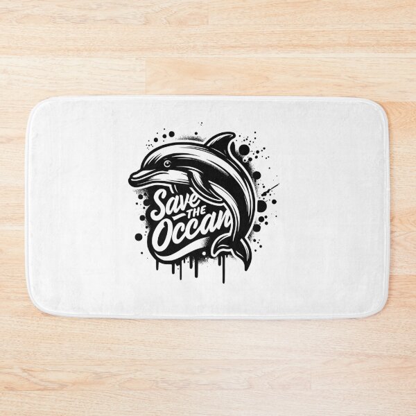 Item preview, Save the ocean classic dolphin t-shirt  designed and sold by Knowvhere.