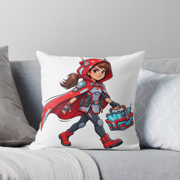 Item preview, Cute Futuristic Cyberpunk Anime Girl - Tech Umbrella Art designed and sold by Nubian Style.
