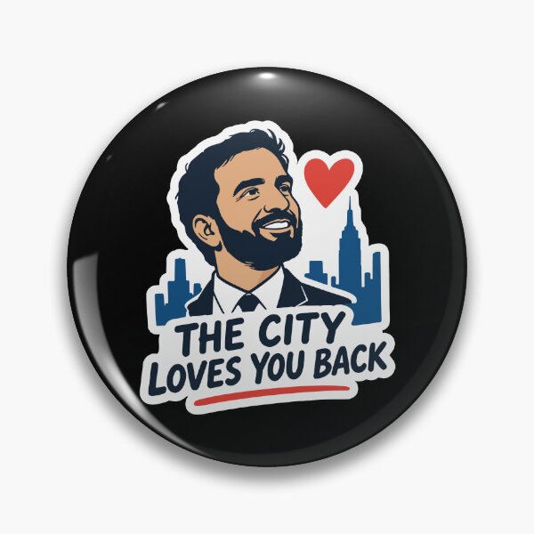 Item preview, The City Loves You Back - Zohran Mamdani designed and sold by HoshiiCreations.